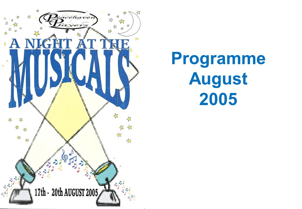 A Night at the Musicals Programme